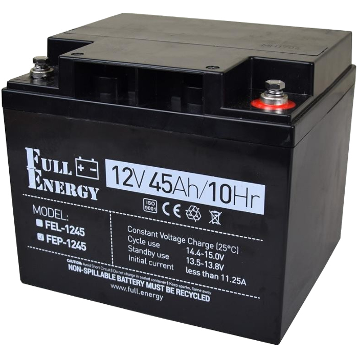 Аккумуляторная батарея FULL ENERGY FEP-1245 (12В, 45Ач)