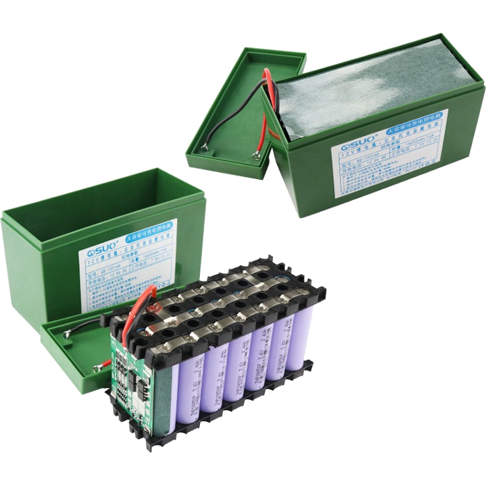 Аккумуляторная батарея с зарядным устройством QISUO Li-ion QS-12012A (12В, 12Ач)