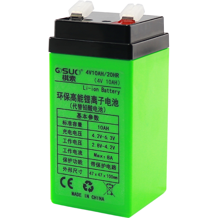 Аккумуляторная батарея QISUO Li-ion QS-4010 (4В, 10Ач)