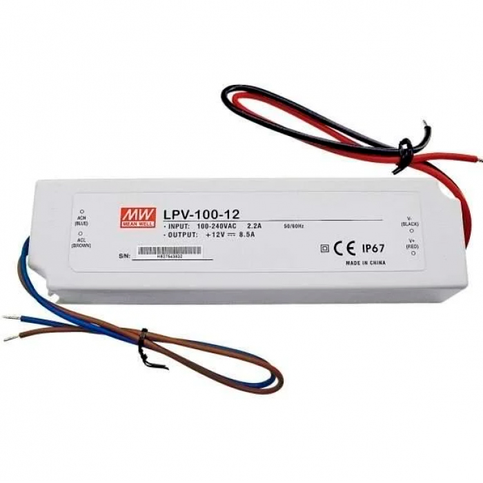 Драйвер для світлодіодів (LED) MEAN WELL LPV-100-12