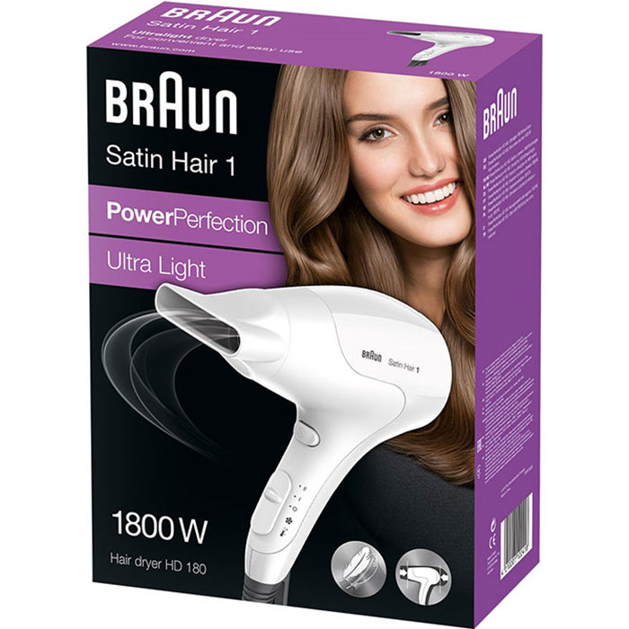 Фен BRAUN Satin Hair 1 HD180 PowerPerfection (81502113)