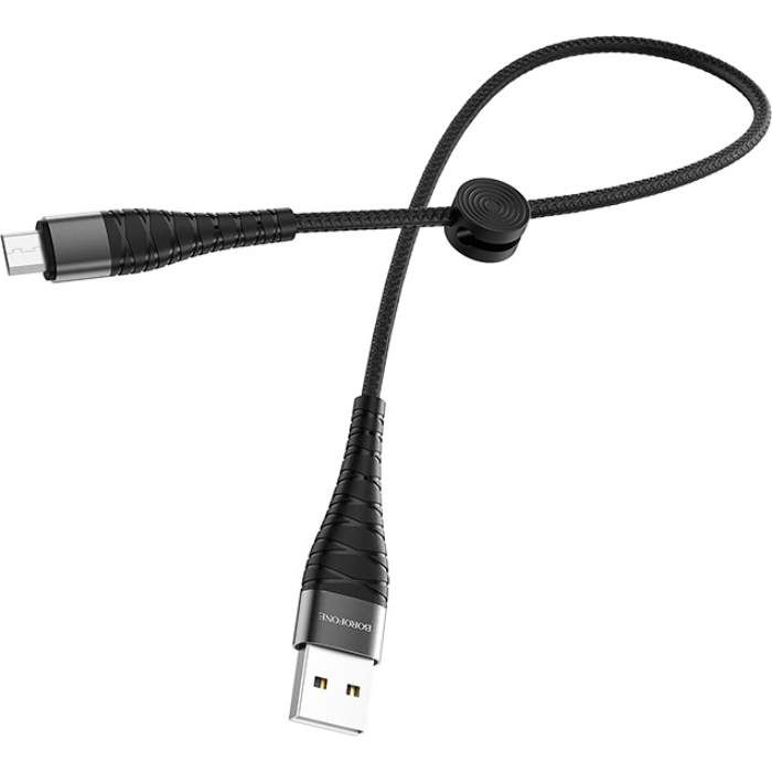 Кабель BOROFONE BX32 Munificent Micro-USB 0.25м Black