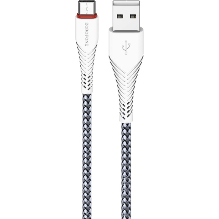 Кабель BOROFONE BX25 Powerful USB-C 1м White