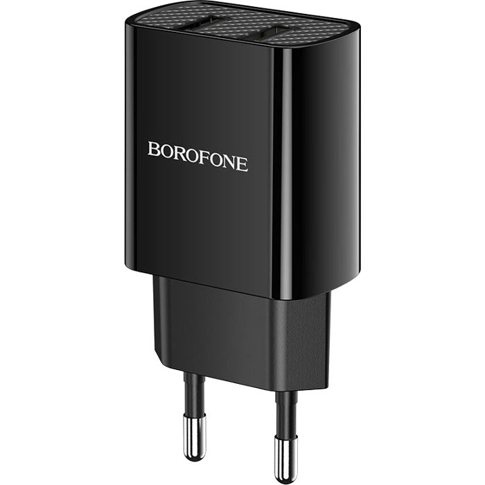 Зарядний пристрій BOROFONE BA53A Powerway 2xUSB-A Black