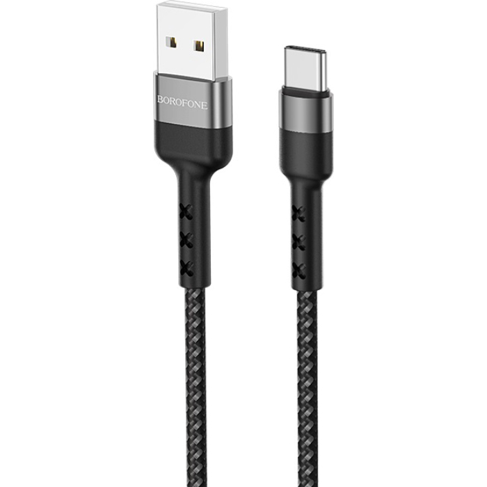 Кабель BOROFONE BX34 Advantage USB-C 1м Black