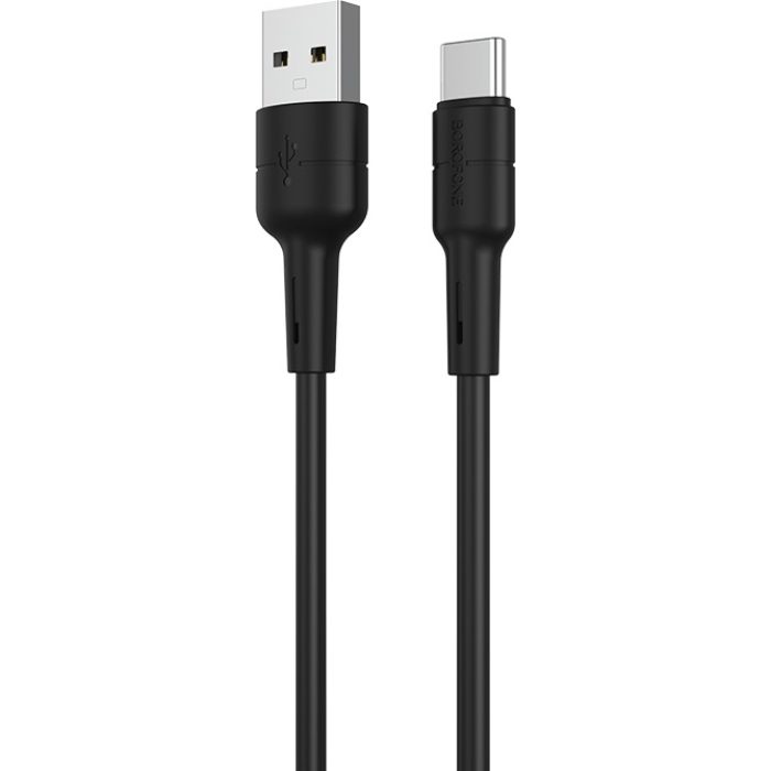 Кабель BOROFONE BX30 Silicone Charging Data Cable for USB-C 1м Black