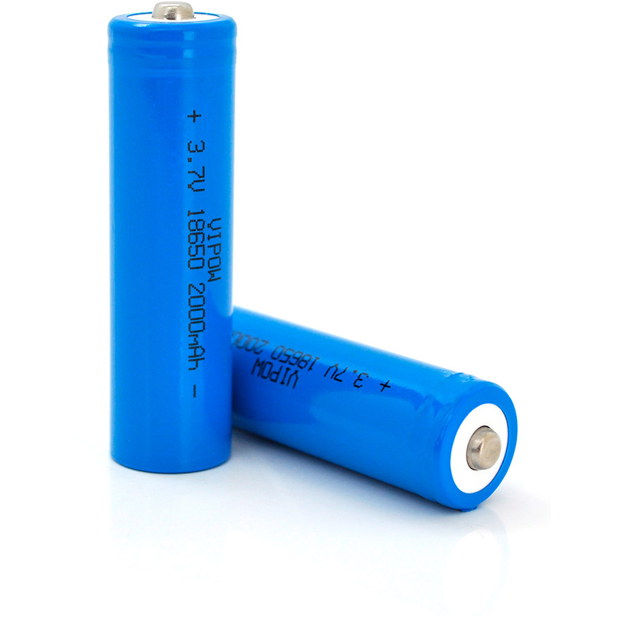 АкумуляторVIPOWLi-ion186502000mAh3.7VTipTop(ICR18650-2000MAHTT)