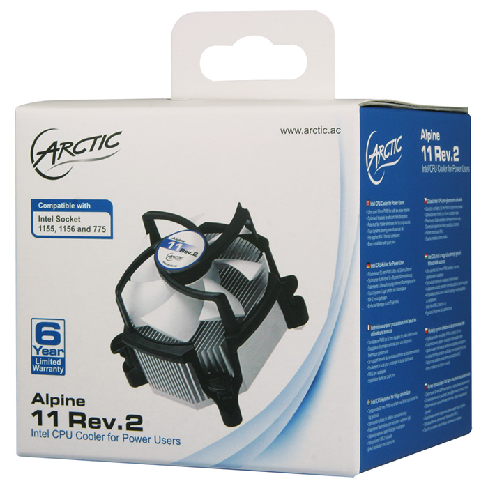 Кулер для процессора ARCTIC Alpine 11 Rev.2 (UCACO-AP111-GBB01)
