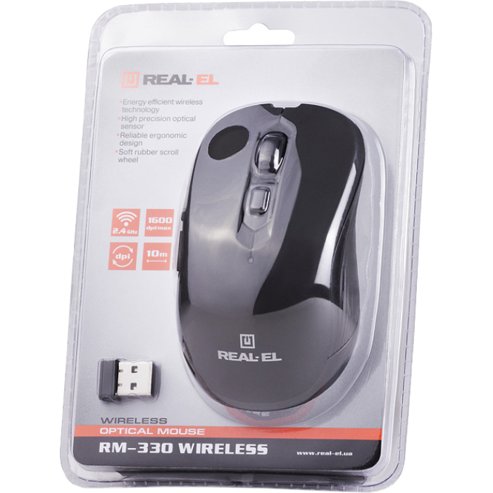 Мышь REAL-EL RM-330 Wireless (EL123200035)