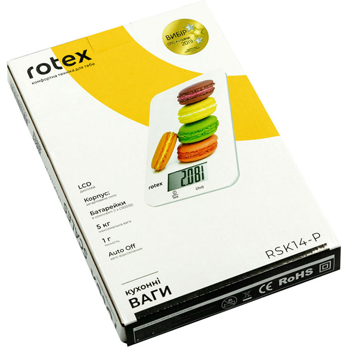 Кухонні ваги ROTEX RSK14-P