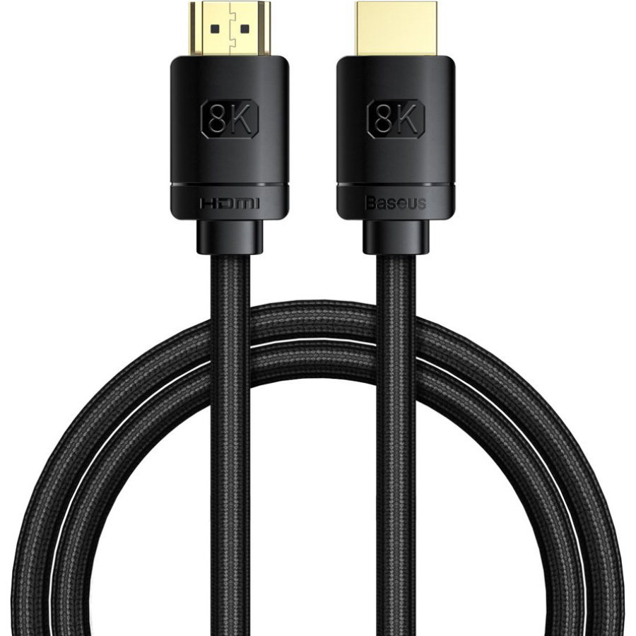 Кабель BASEUS High Definition Series 8K HDMI v2.1 1м Black (CAKGQ-J01)