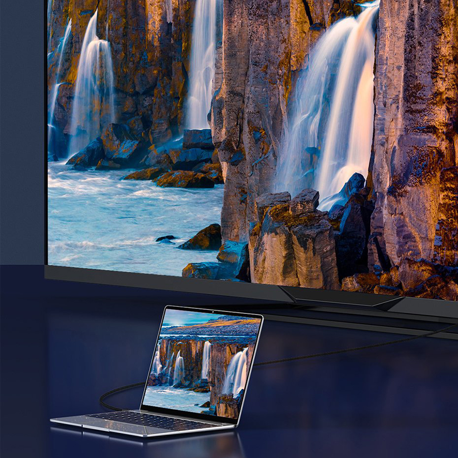 Кабель BASEUS High Definition Series 8K HDMI v2.1 1м Black (CAKGQ-J01)