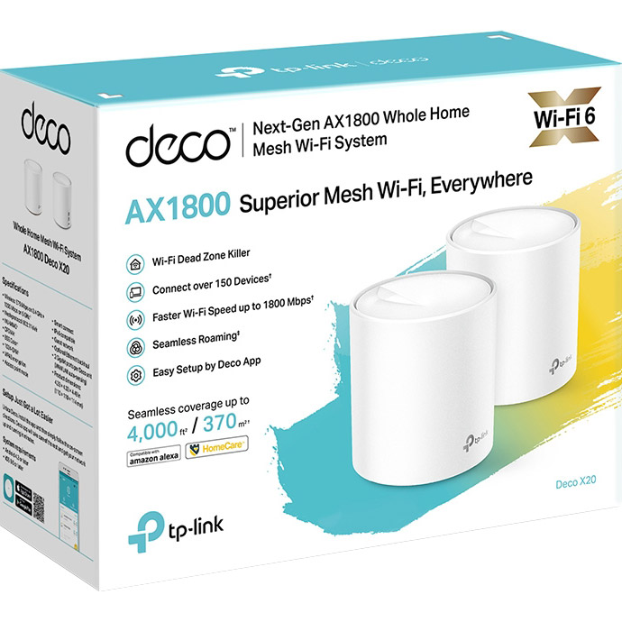 Wi-Fi Mesh система TP-LINK Deco X20 2-pack