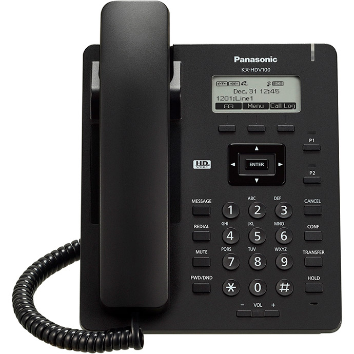 IP-телефон PANASONIC KX-HDV100 Black