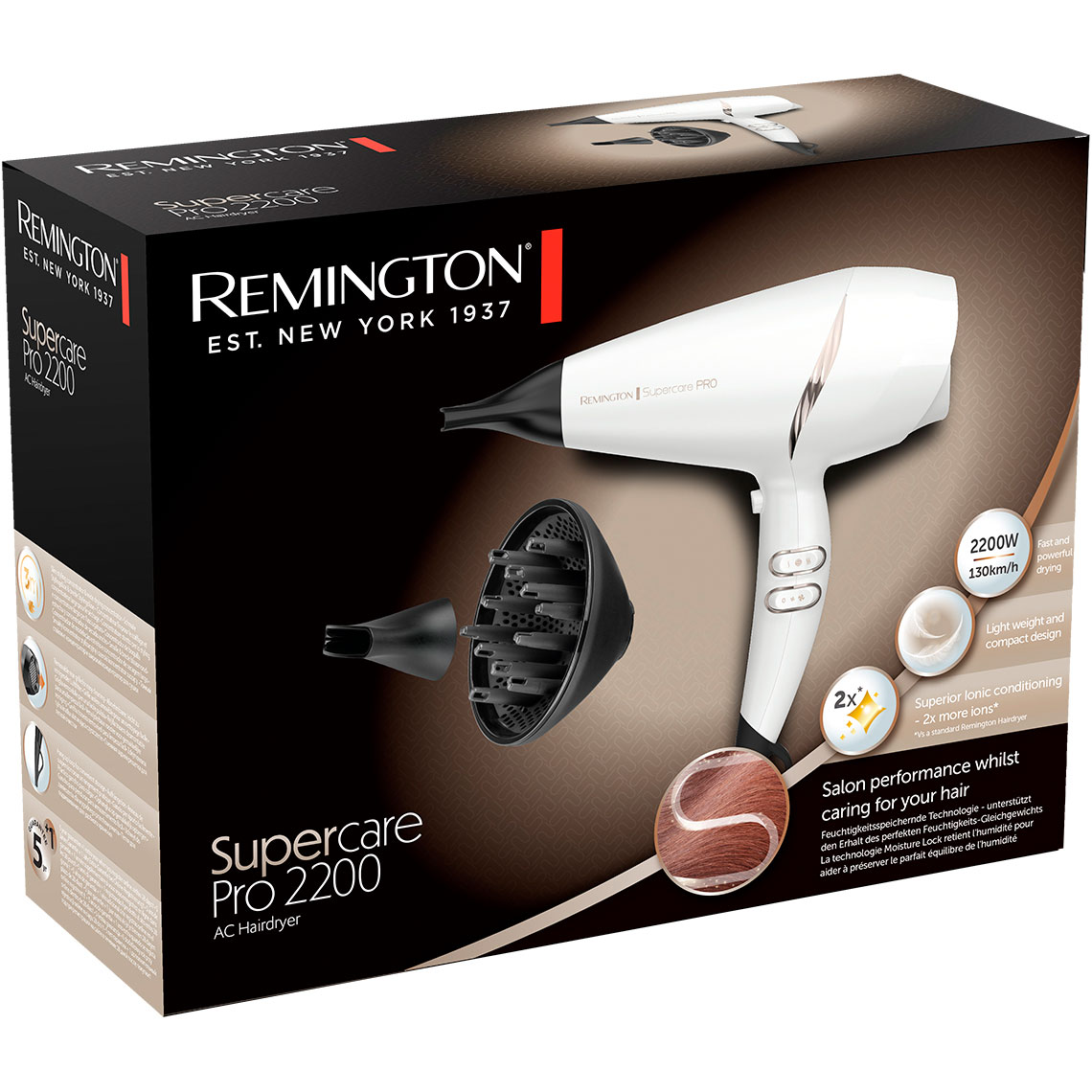 Фен REMINGTON AC7200W Supercare Pro 2200 (45720560100)