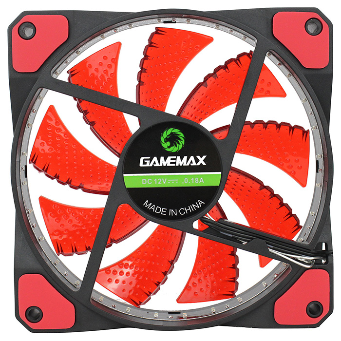 Вентилятор GAMEMAX GaleForce 32 LED Red (GMX-GF12R)