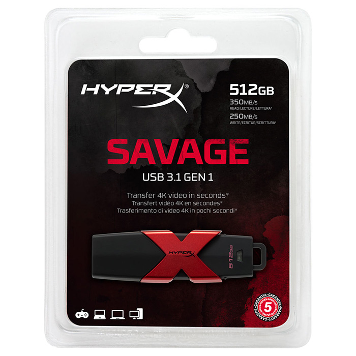 Флешка HYPERX Savage 512GB (HXS3/512GB)