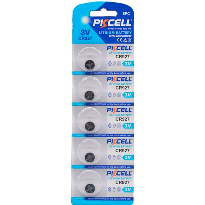 Батарейка PKCELL Lithium CR927 5шт/уп (PC/CR927)