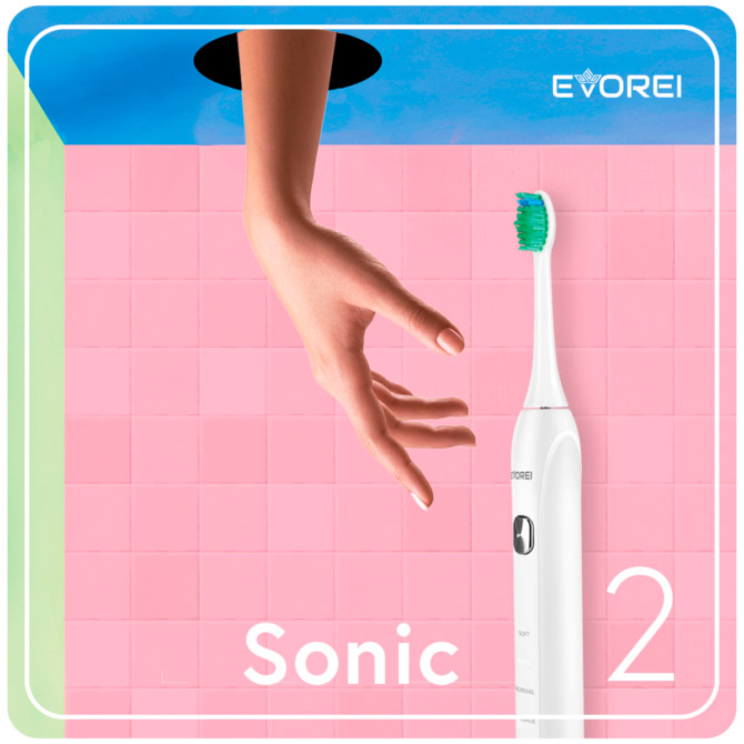 Электрическая зубная щётка EVOREI Sonic 2 (592479671901-1)