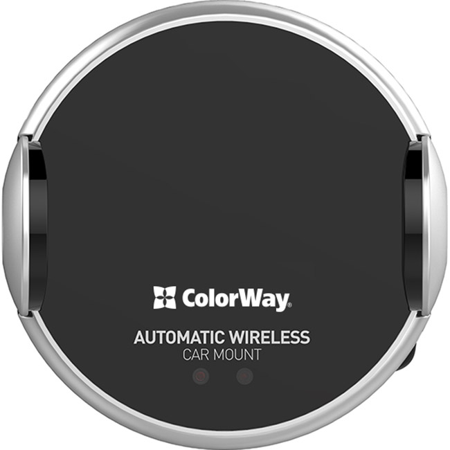 Автотримач для смартфона з бездротовою зарядкою COLORWAY AutoSense Car Wireless Charger 2 10W Black (CW-CHAW035Q-BK)