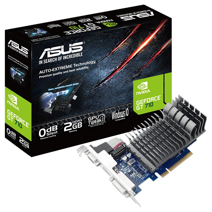 Відеокарта ASUS GeForce GT 710 2GB GDDR3 64-bit Silent LP (710-2-SL)