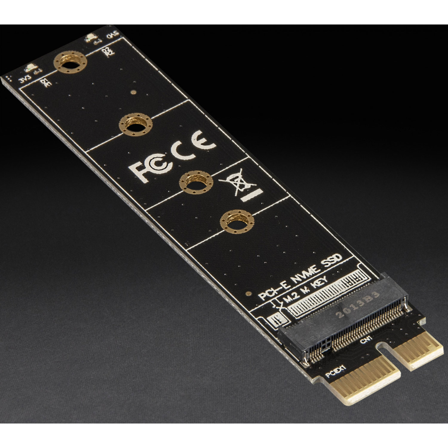 Адаптер FRIME PCIe x1 to M.2 (M key) NVMe (ECF-PCIETOSSD008)