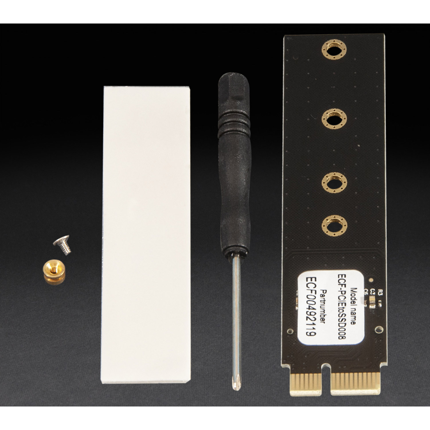 Адаптер FRIME PCIe x1 to M.2 (M key) NVMe (ECF-PCIETOSSD008)