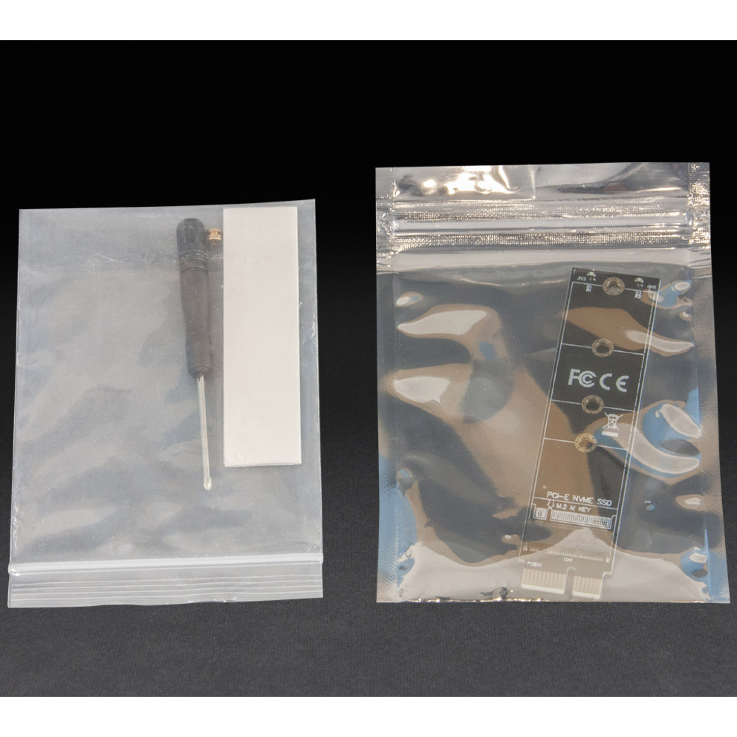 Адаптер FRIME PCIe x1 to M.2 (M key) NVMe (ECF-PCIETOSSD008)