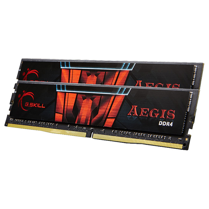 Модуль пам'яті G.SKILL Aegis DDR4 2400MHz 32GB Kit 2x16GB (F4-2400C15D-32GIS)