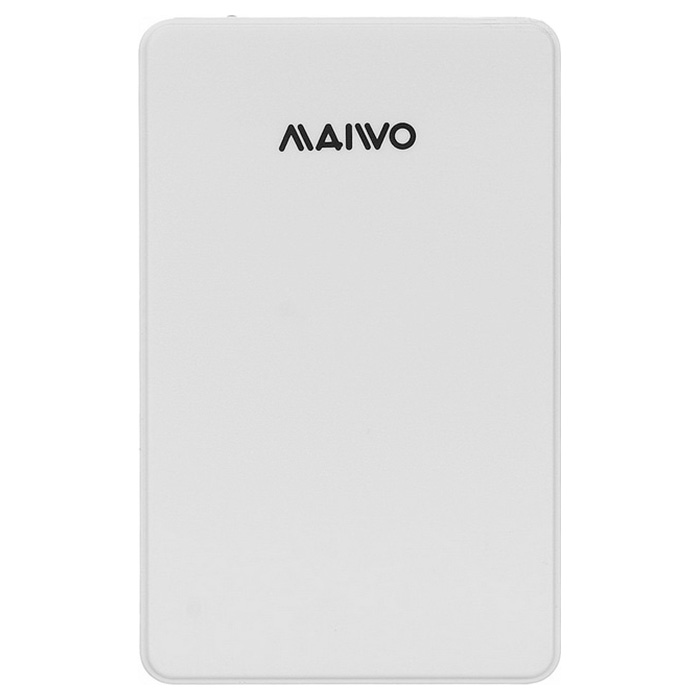 Кишеня зовнішня MAIWO K2503D 2.5" SATA to USB 3.0 White (K2503D WHITE)