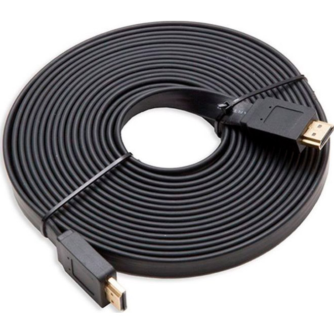 Кабель MERLION HDMI v1.4 10м Black (YT-HDMI(M) (M)SLIM-10M)