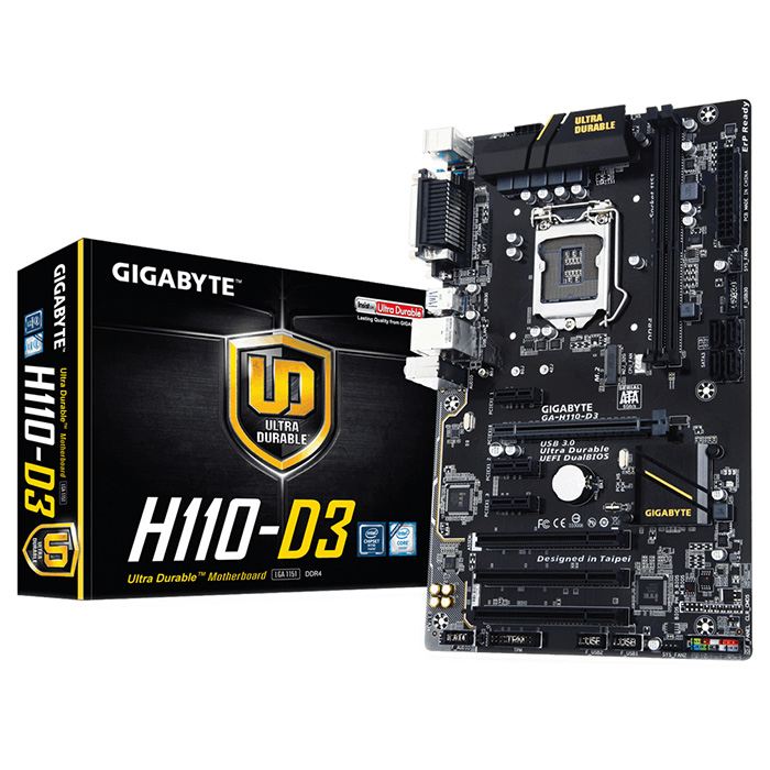 Материнська плата GIGABYTE GA-H110-D3