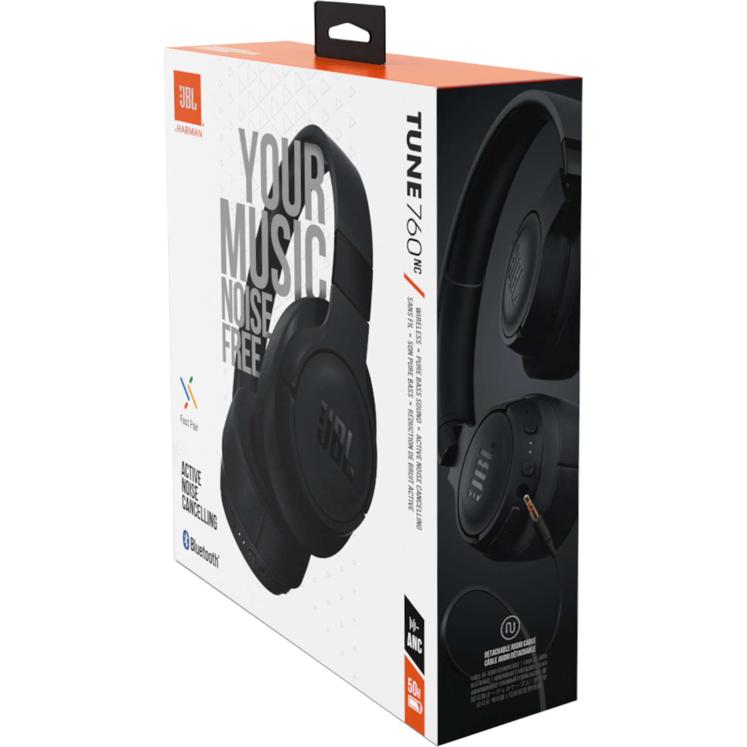Наушники JBL Tune 760NC Black