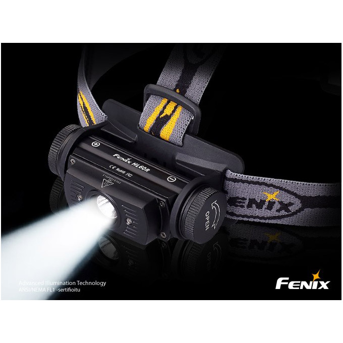Ліхтар налобний FENIX HL60R Black