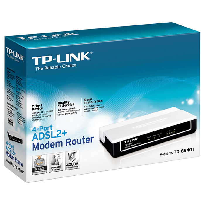 Модем DSL TP-LINK TD-8840T