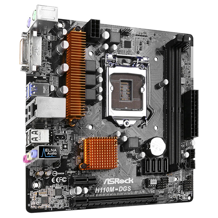 Материнська плата ASROCK H110M-DGS