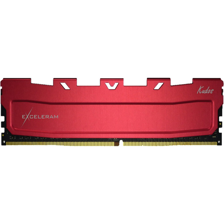 Модуль пам'яті EXCELERAM Kudos DDR4 2400MHz 8GB Red (EKBLACK4082417A)