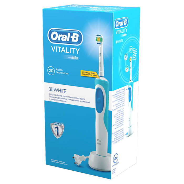 Зубна щітка BRAUN ORAL-B Vitality 3D White D12.513 (84855530)