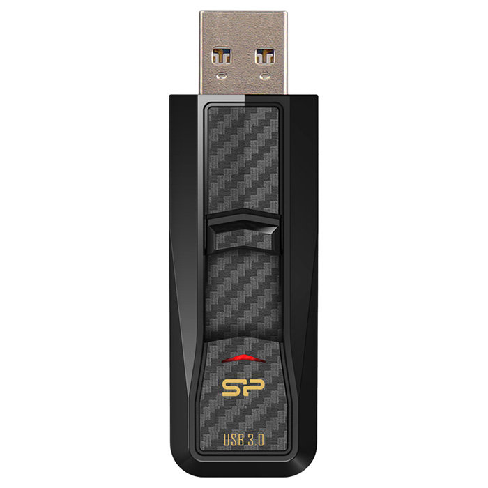 Флешка SILICON POWER Blaze B50 16GB Black (SP016GBUF3B50V1K)