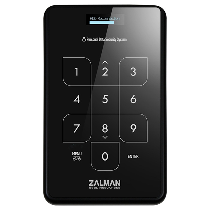 Карман зовнішній ZALMAN ZM-SHE500 для HDD/SSD 2.5" USB3.0