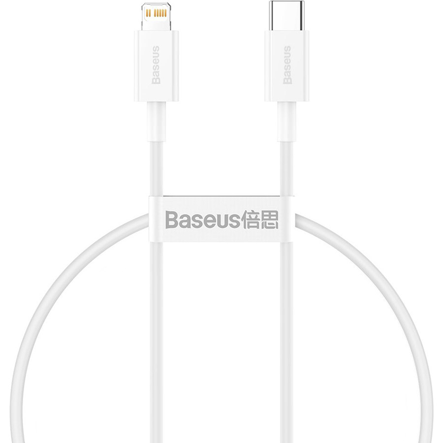 Кабель BASEUS Superior Series Fast Charging Data Cable Type-C to Lightning PD 20W 0.25м White (CATLYS-02)