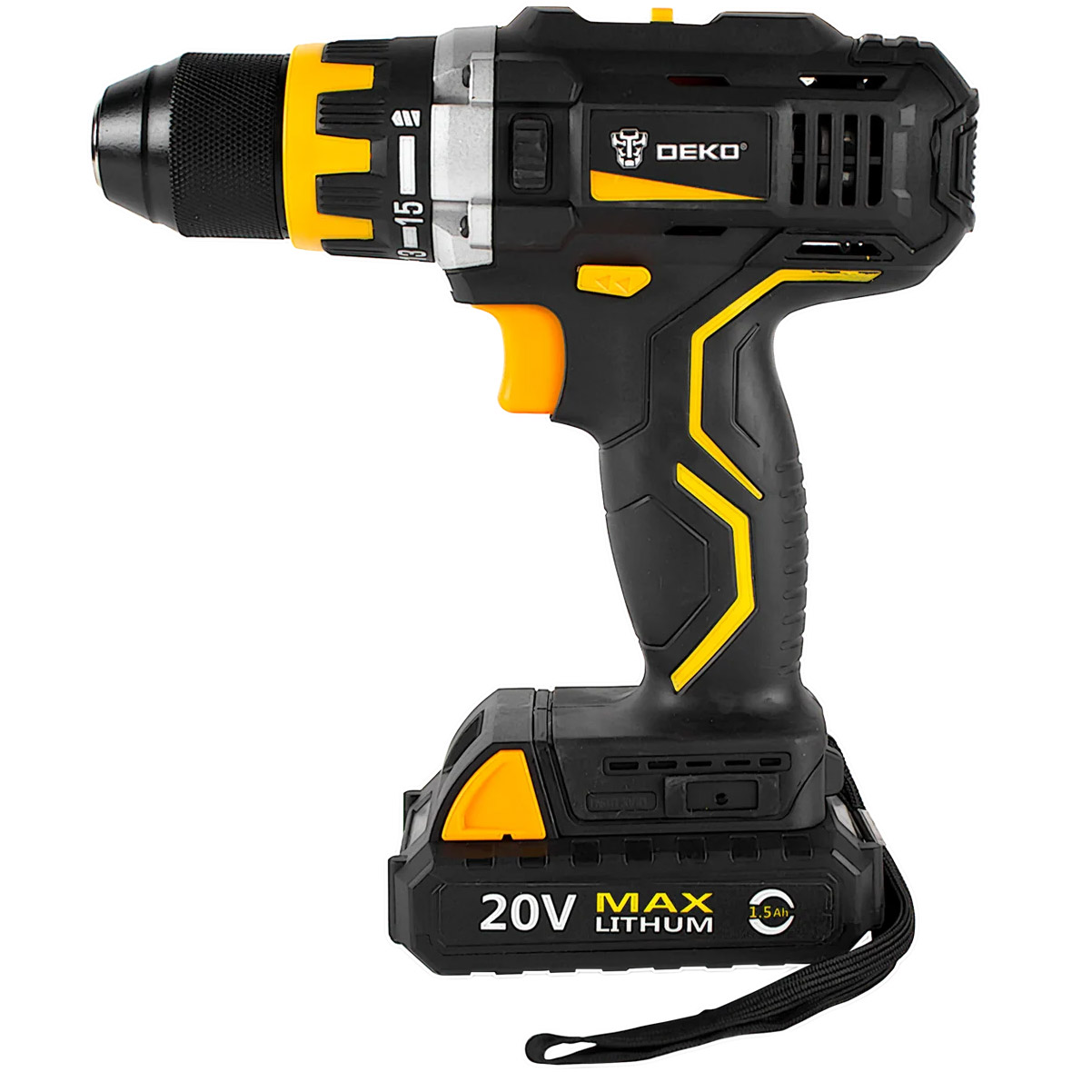 Аккумуляторная дрель-шуруповёрт DEKO GCD20DU2-S6