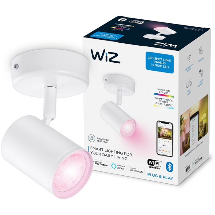 Смарт-світильник WIZ Imageo Build On Spot White 5W 2200-6500K (929002658701)