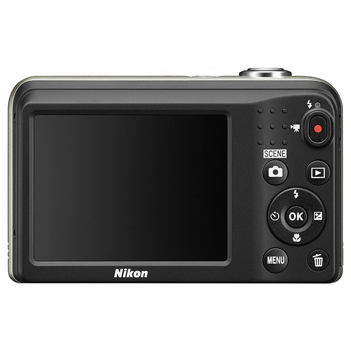 Фотоаппарат NIKON Coolpix A10 Silver (VNA980E1)