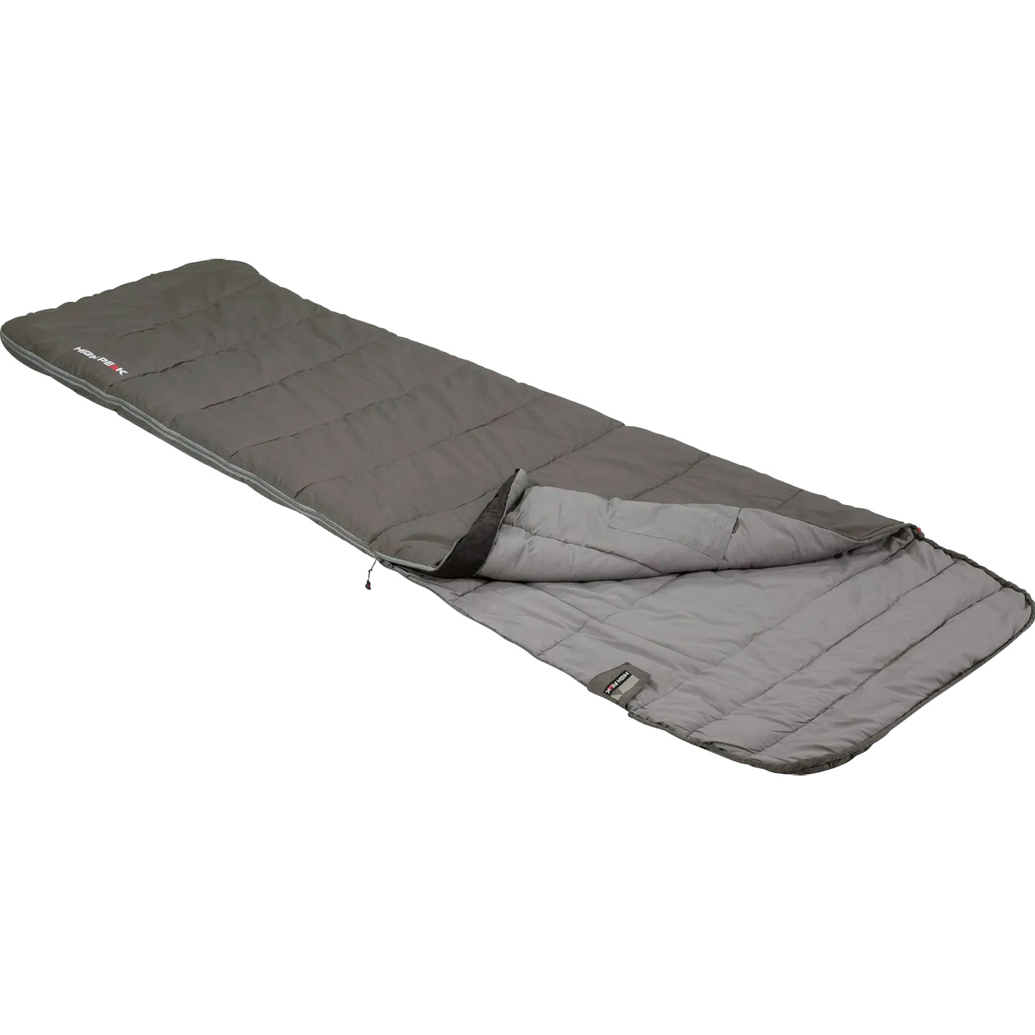 Спальный мешок HIGH PEAK Conon 7 (11°C/7°C) Gray/Light Gray Left (21247)