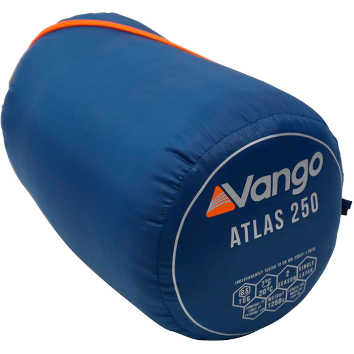Спальний мішок VANGO Atlas 250 +2°C Black Left (SBPATLAS B05163)