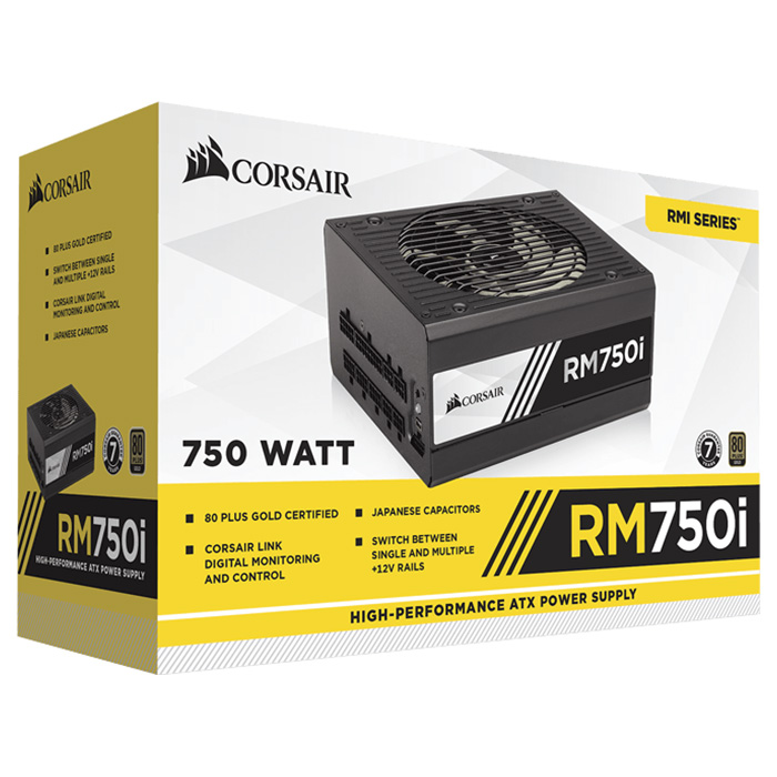 Блок питания 750W CORSAIR RM750i (CP-9020082-EU)