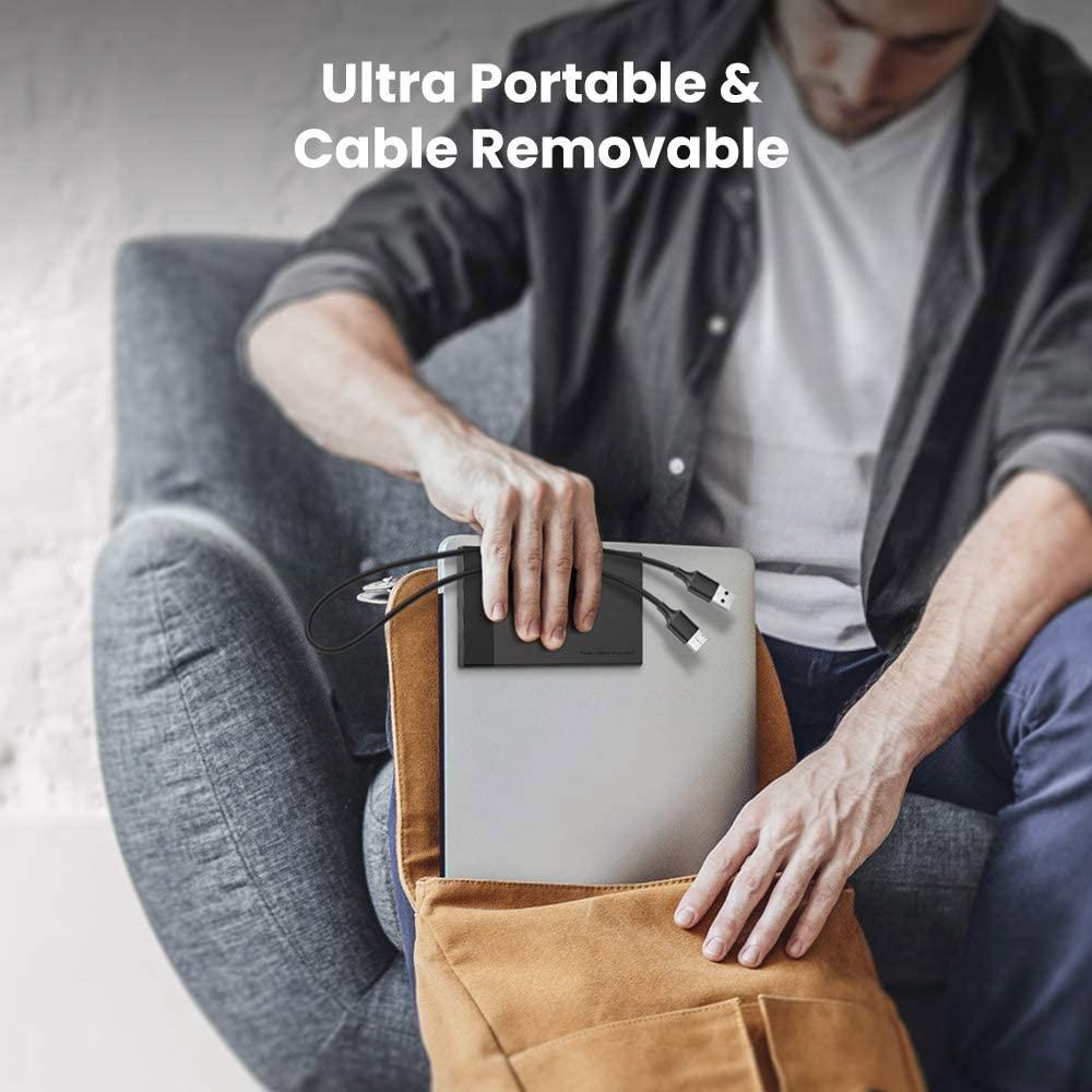 Кишеня зовнішня UGREEN US221 External Hard Drive Enclosure 2.5" SATA to USB3.0 (30848)