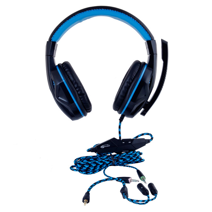 Навушники GEMIX W-360 Black/Blue