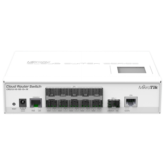 Комутатор MIKROTIK CRS212-1G-10S-1S+IN